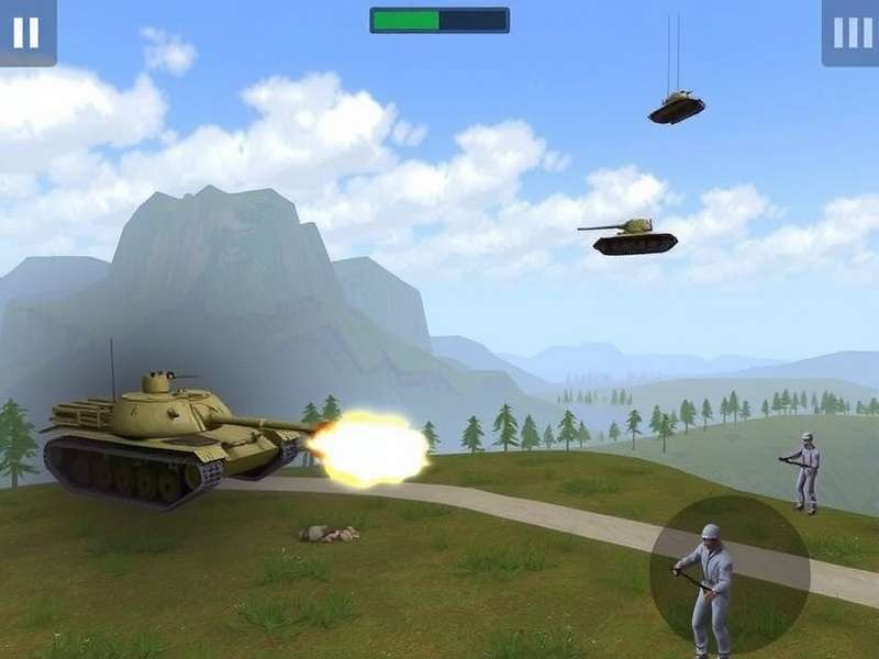 Surya Tank Main Gameplay Screen Surya Tank Game Screenshot